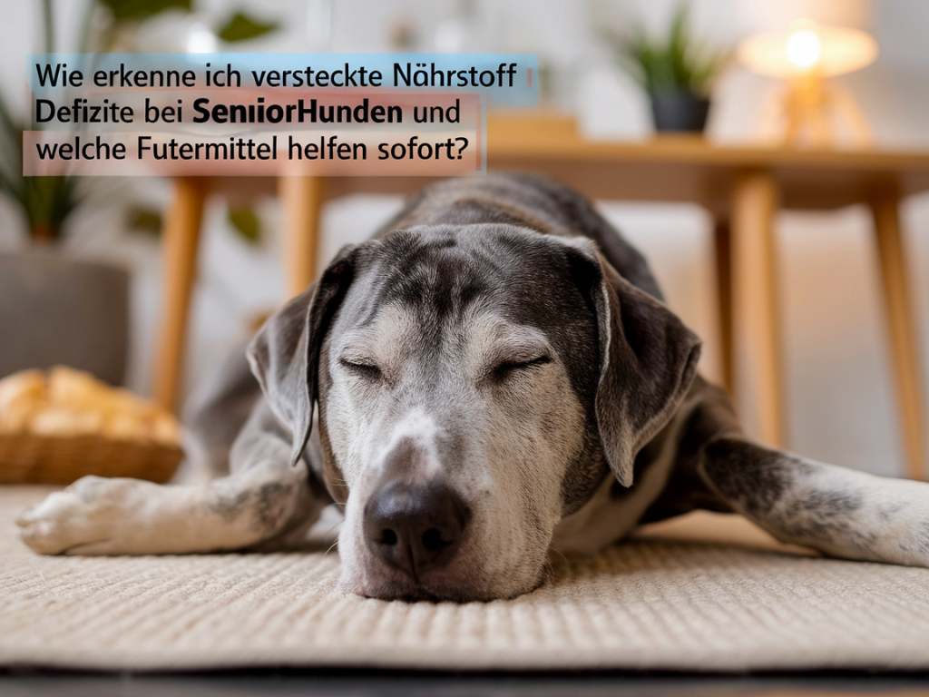 Wie erkenne ich versteckte nährstoffdefizite bei seniorhunden und welche fütterungspläne helfen sofort